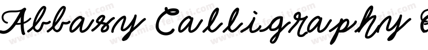 Abbasy Calligraphy T字体转换